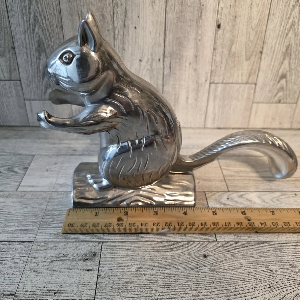 Silver Squirrel Nut Cracker